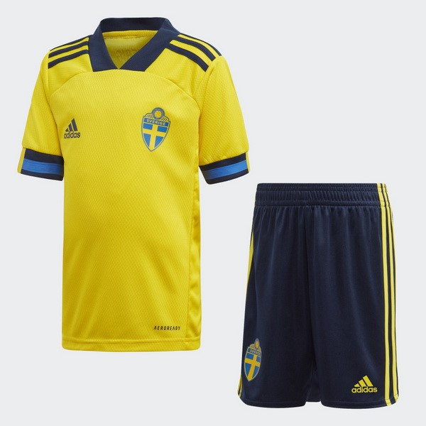 Camiseta Suecia 1st Niño 2020 Amarillo